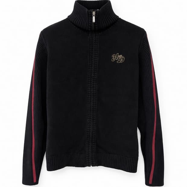 할리데이비슨 빈티지 니트집업