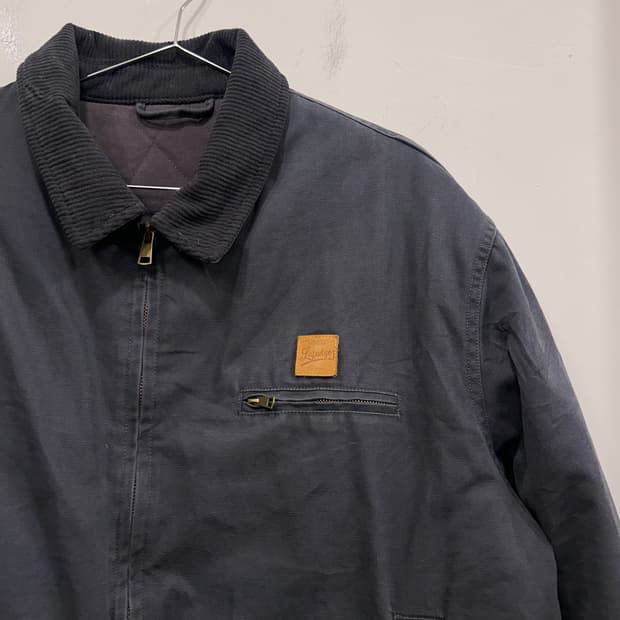 라퍼지스토어 이너퀼팅 코듀로이 카라 워크자켓