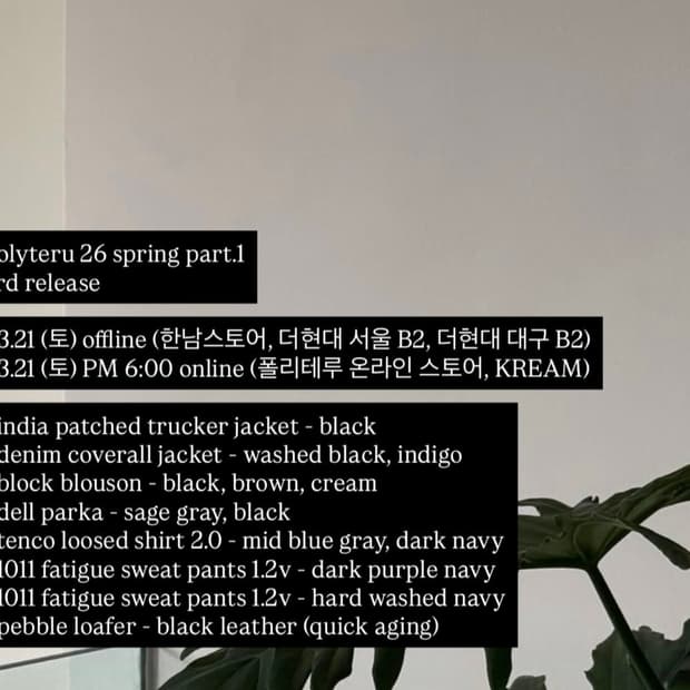 폴리테루 3.21 정가대리