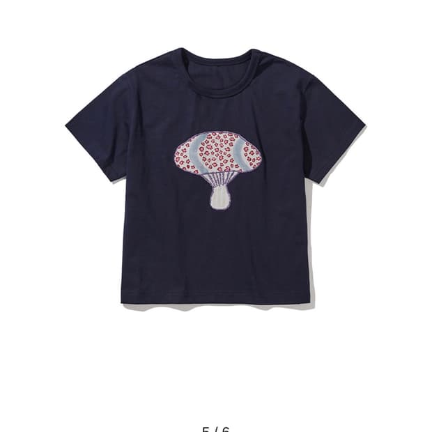 Wave Mushroom T-shirt 네이비