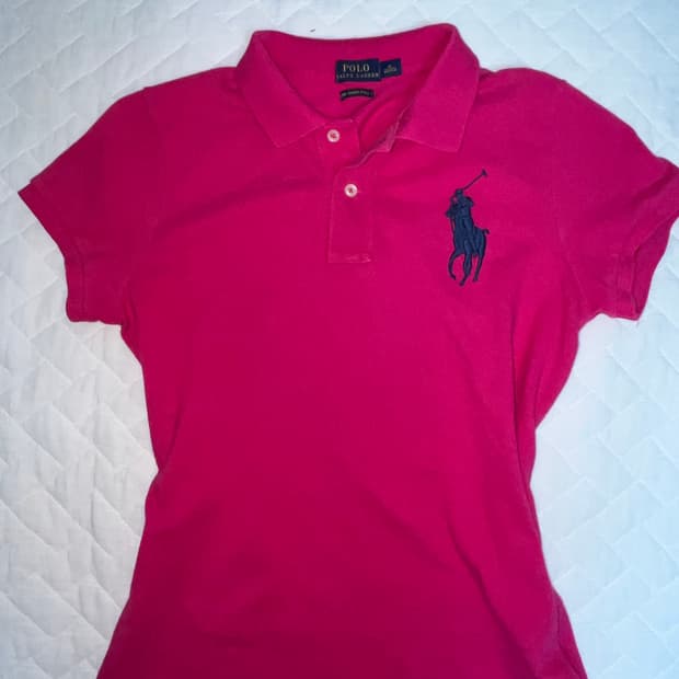 Polo Ralph Lauren THE SKINNY POLO 핑크 빅포니