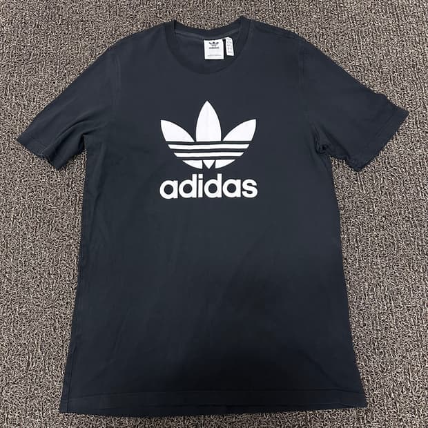아디다스 트레포일 반팔티셔츠 블랙 105(XL)