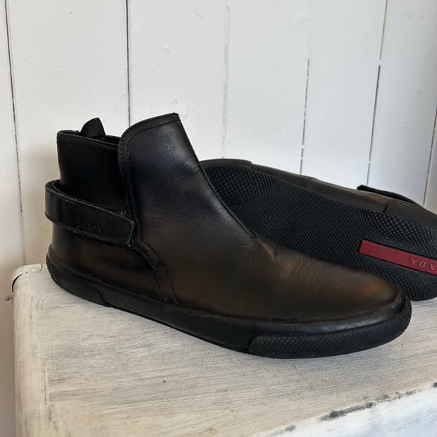 PRADA 00‘s아카이브 스트랩부츠