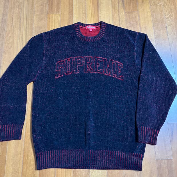 슈프림 콘트라스트 니트