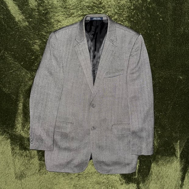 [42R] 타미힐피거 USA 자카드 텍스쳐 클래식 핏 블레이저 자켓