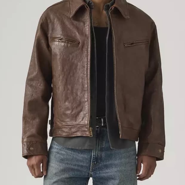 리바이스/레더 자켓 /L(105~110) /새상품