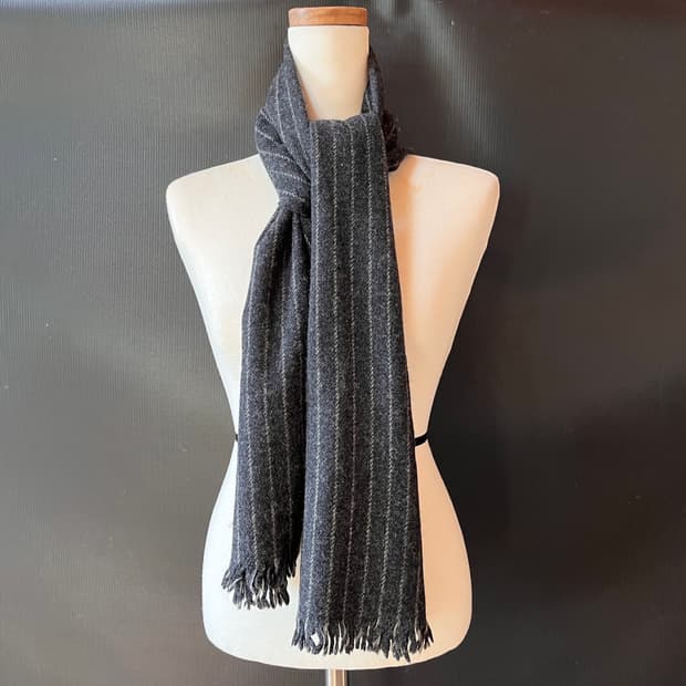 90s 폴로랄프로렌 스코틀랜드 차콜 머플러 