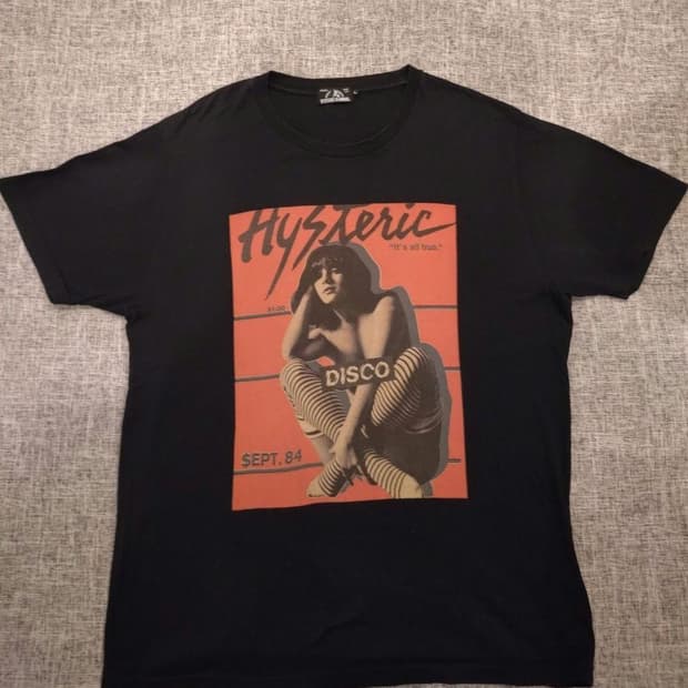 히스테릭 글래머 TABLOID pt 그래픽 티셔츠