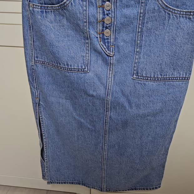 리바이스 청치마 양면 w27인치