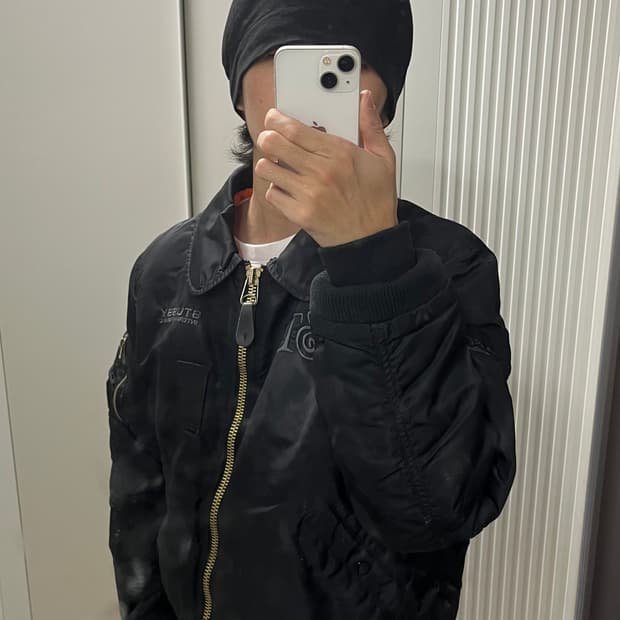 스투시 X 알파 인더스트리 B-15 자켓