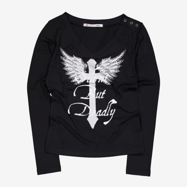 setupexe V-NECK CROSS TOP 셋업이엑스이 크로스탑