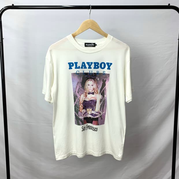 히스테릭 글래머 플레이보이 클럽 반팔 티셔츠