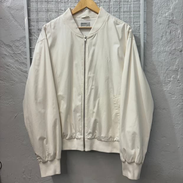 프레드페리 X 마가렛호웰 화이트 봄버 자켓 XL