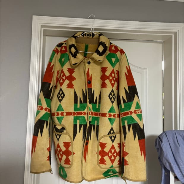 [42] 슈가케인 네이티브 아메리카 보아 플리스