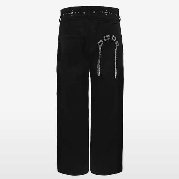 오도어 크리스 스터드 팬츠 3
