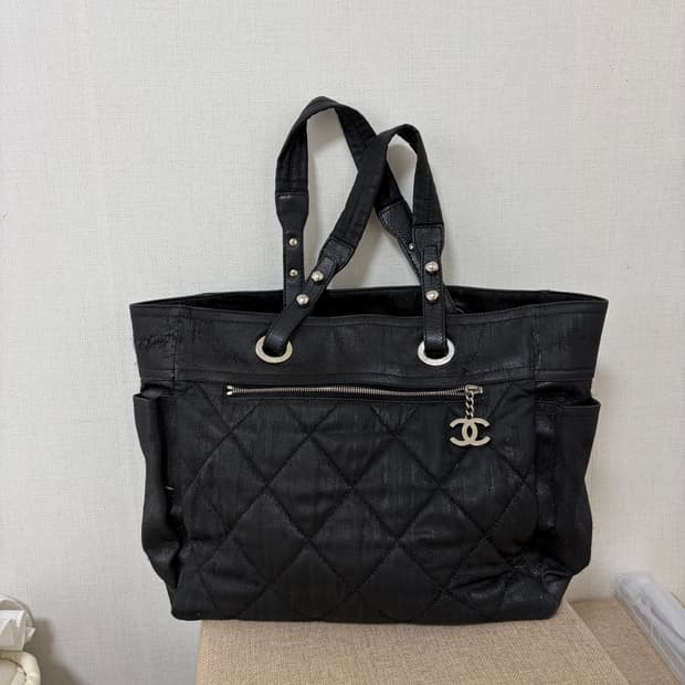 샤넬 비아리츠 토트 숄더백 L