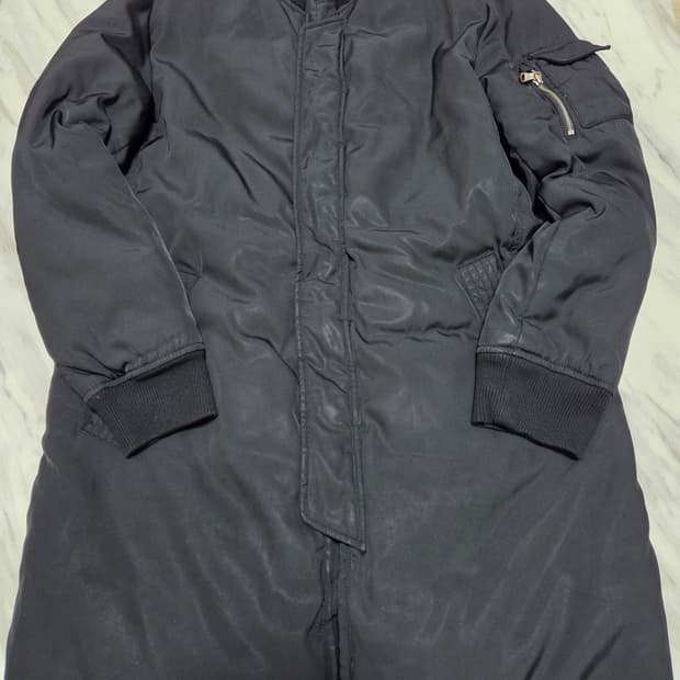 앤드지 덕다운 롱 항공자켓