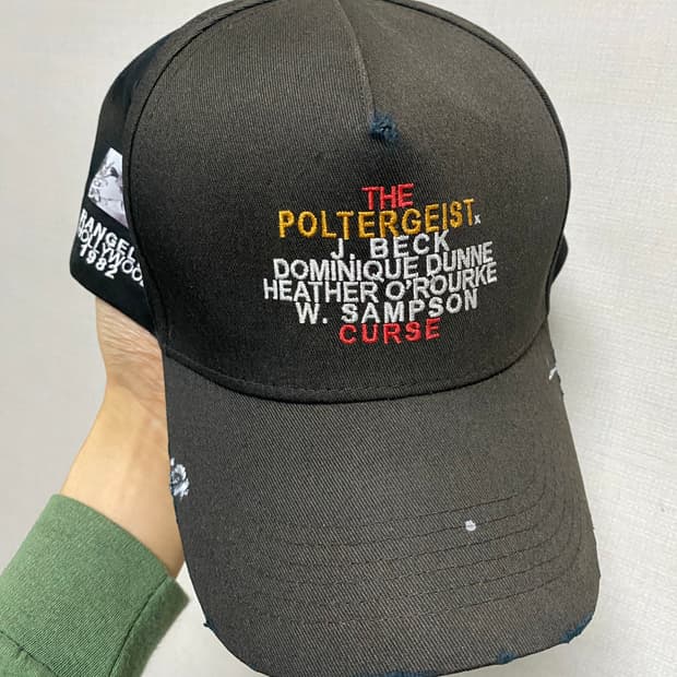 새상품) 팔리 할리우드 폴터가이스트 볼캡