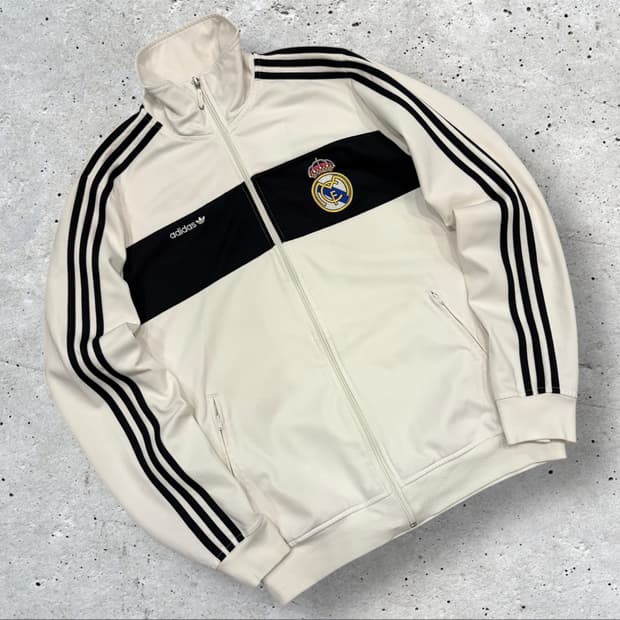 [L] 12s 아디다스 레알마드리드 대장급 트랙탑 져지 화이트 C338