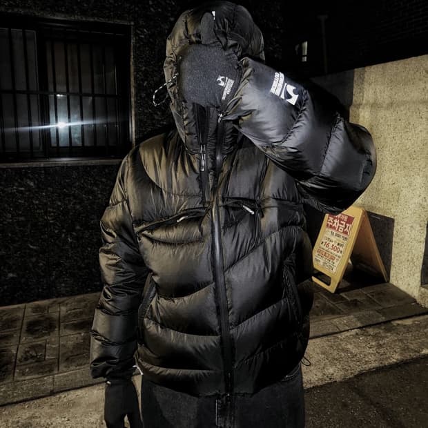 썸웨어아웃사이드 구스 다운 패딩 XL