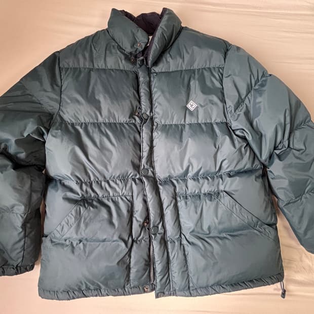 노컨텐츠 패딩 Snap Down Padding - Dark Green