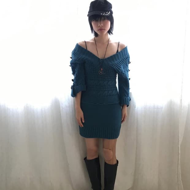 lovecannedfruit knit onepiece 니트 원피스