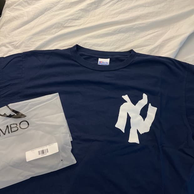 아킴보 클럽 체인 피커 뉴욕 티셔츠 L  chain peeker