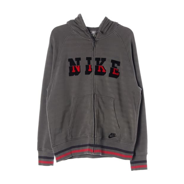 나이키 빈티지 레터링 후드집업 XL