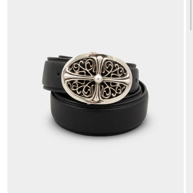 Chrome Hearts oval belt