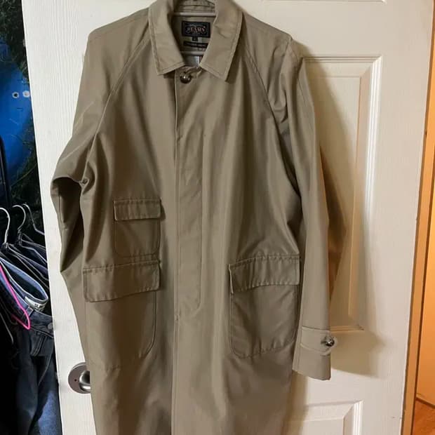 빔즈플러스 발마칸 밀리터리코트 싱글코트