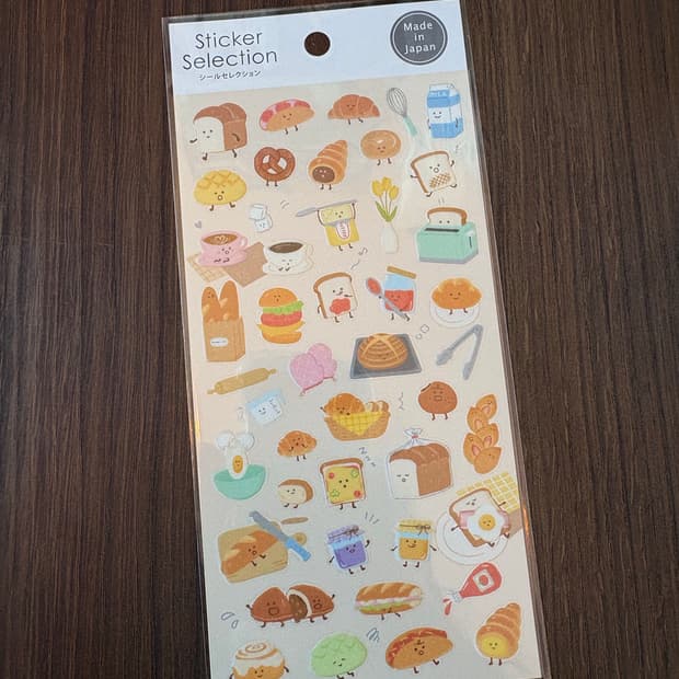 일본 스티커(빵