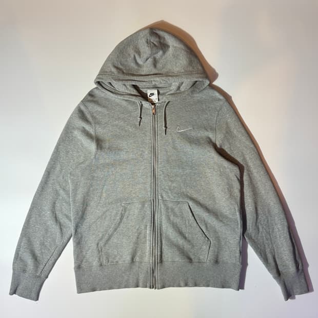 나이키 그레이 후드집업