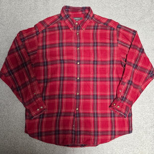 Croft&Barrow 플란넬 체크셔츠 XL(105)