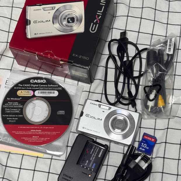 [풀박스] 카시오 엑슬림 EX-Z150 디카 디지털카메라