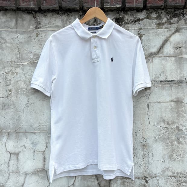 Polo 폴로 흰색 반팔 카라티