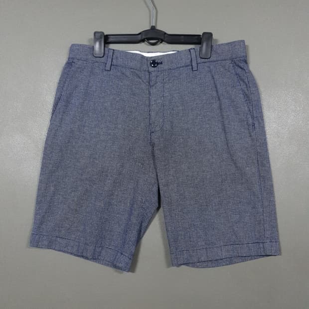 라코스테 나노체크 코튼 스트레치 버뮤다 팬츠 반바지 쇼츠 33-34