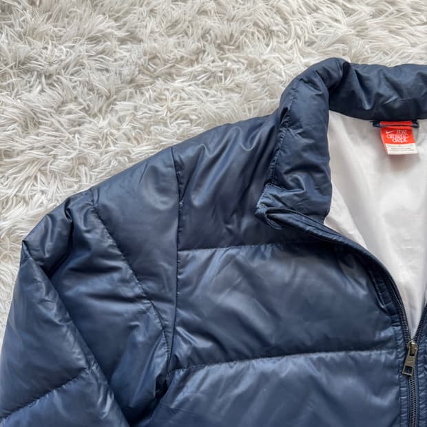 NIKE 일본빈티지 나일론 숏패딩 나이키 빈티지패딩 나이키패딩 l 100