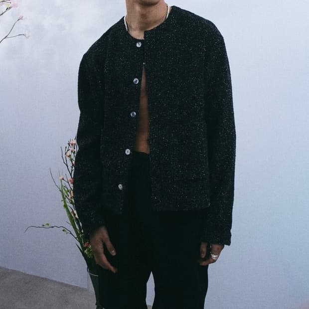 크러쉬어게인 멀티트위드 가디건 