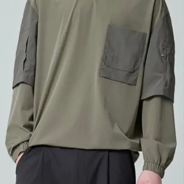 시스템옴므 우븐맨투맨