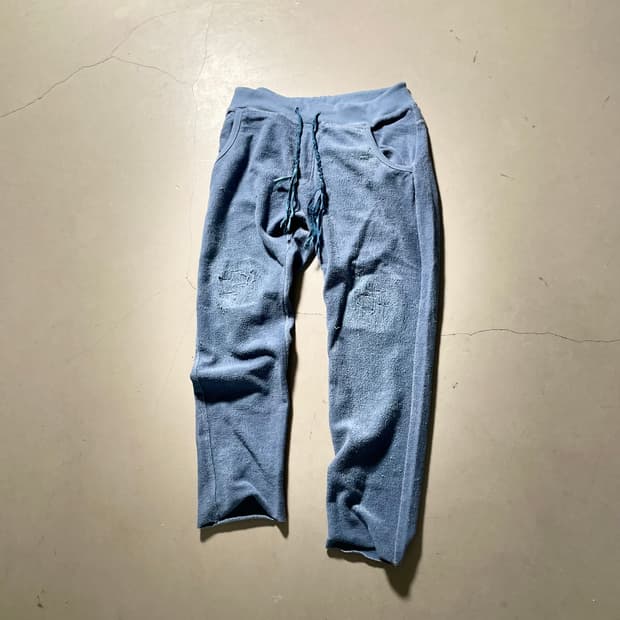 KZ Atelier Distressed Sweat Pants