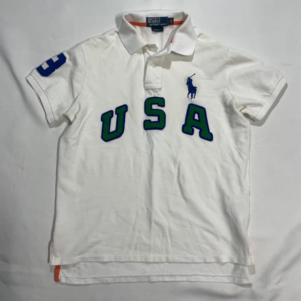 00’s 랄프로렌 폴로 빅포니 USA 치프키프 피케티