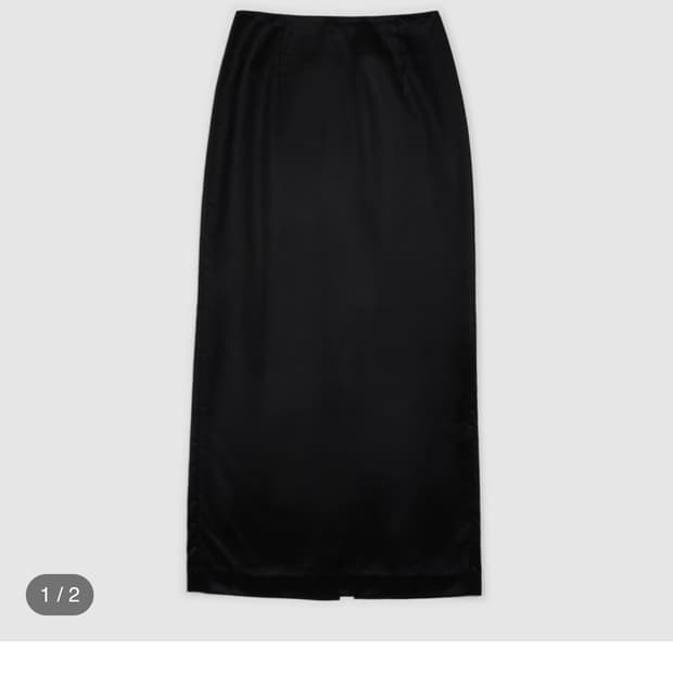 악토브헤 울 실크 맥시스커트 s