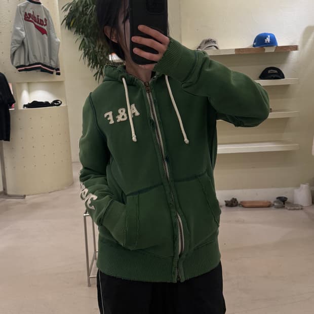 아베크롬비 y2k 디스트로이드 디테일 빈티지 후드 집업 U73