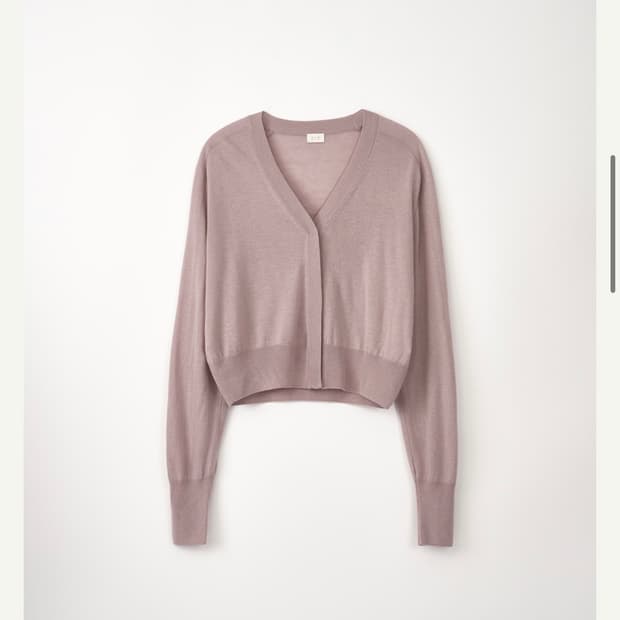 SIE 시에 소프티 루즈 가디건 모브 핑크