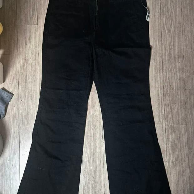 올드 네이비 블랙 플레어 팬츠  새상품