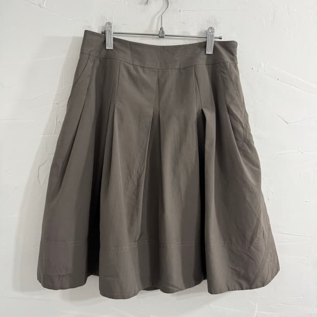 klein plus pleats midi skirt 