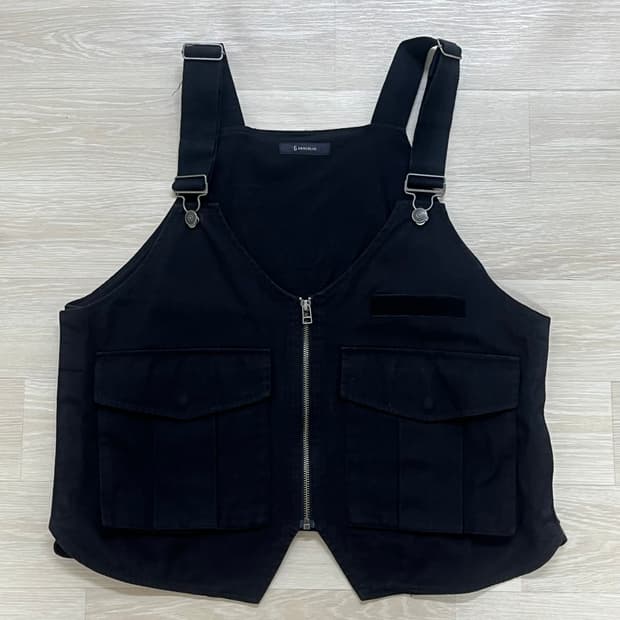 빈티지 포켓 조끼