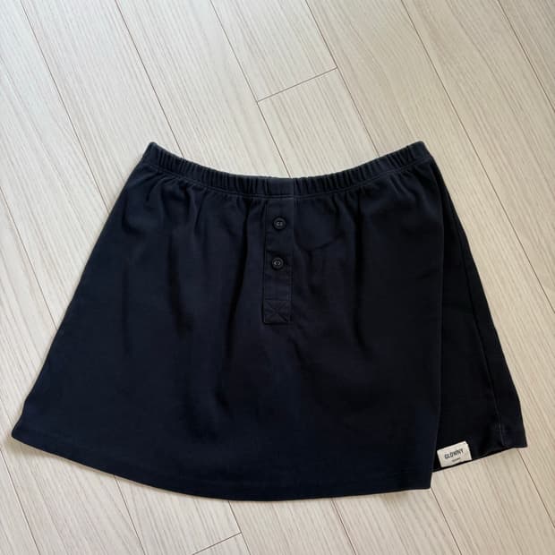 글로니 Glowny 스커트 Button Fly Mini Skirt