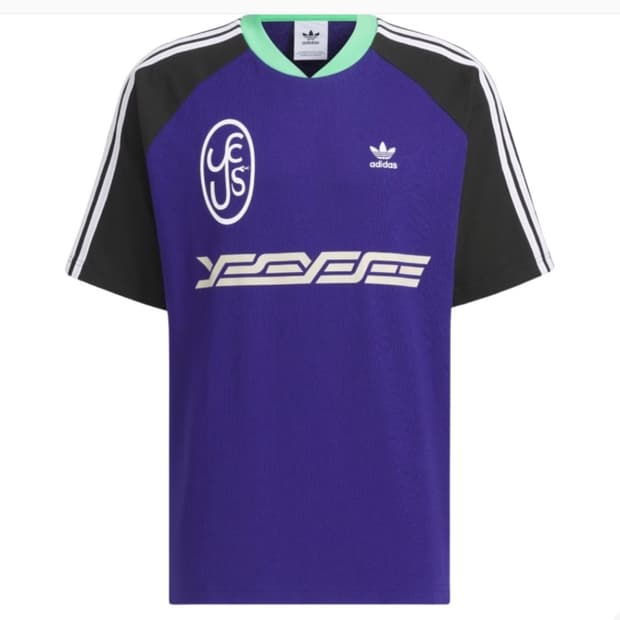 아디다스 x 예스아이씨 팀 반팔 티셔츠 인디고 네이비