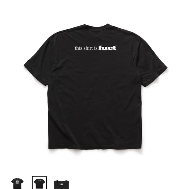 Fuct X 쉘터매거진 티셔츠 XL